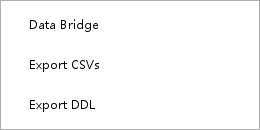 Schema context menu