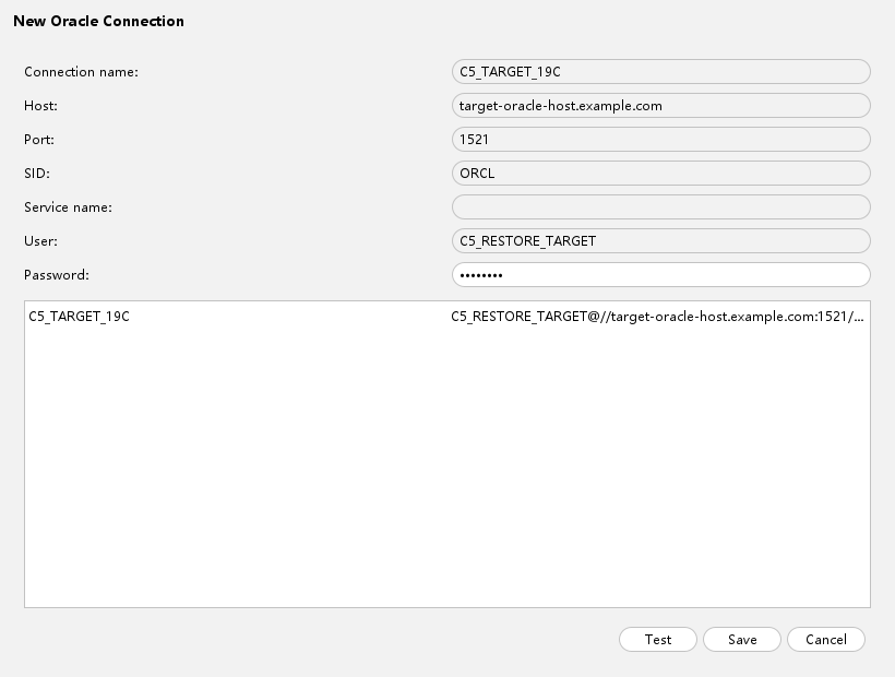 Data Bridge connection setup